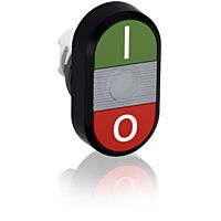 ABB Ovl. prvky modulární 22mmMPD2-11C Dvojité tlačítko ZelenéČervené  1SFA611131R1108