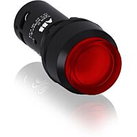 ABB Ovl. prvky kompaktní 22mmCP4-11R-10, Tlačítko červené, prosvětlené, včetně LED  1SFA619103R1111