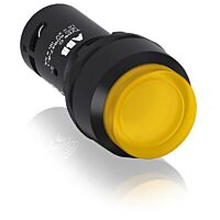 ABB Ovl. prvky kompaktní 22mmCP4-11Y-10, Tlačítko žluté, prosvětlené, včetně LED  1SFA619103R1113