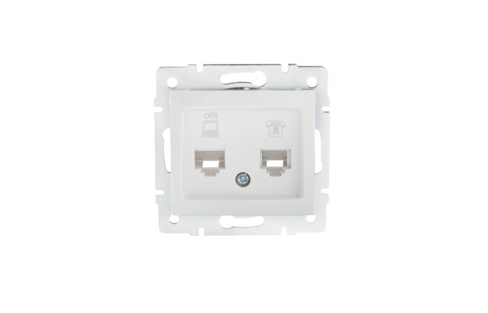 DOMO   Zásuvka datová-telefonní, (RJ45Ca