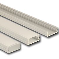 Přisazený hliníkový profil PF, 24x10 mm,
