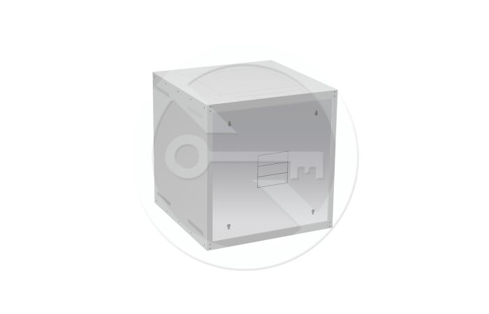 SOLARIX Skříň nástěnná GrandN-12U-66-21-G, 600mm, 19", plné dveře, IP20, šedá
