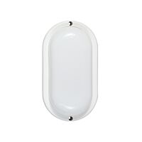 LEDMED Svítidlo LED OVAL ECO 12W, 100lm/W,  přisazené, IP54, bílá