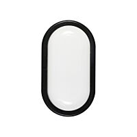 LEDMED Svítidlo LED OVAL ECO 12W přisazené, IP54, černá