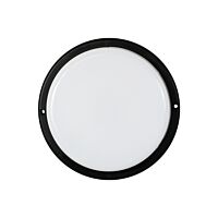 LEDMED Svítidlo LED KRUH ECO 18W, přisazené, IP54, černá