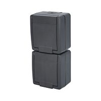 ATLAS 2K IP55 Zásuvka 2x 2P+PE, 2-násobn