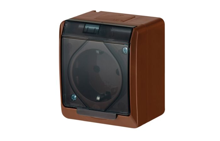 FAMATEL GALATEA Zásuvka SCHUKO IP44