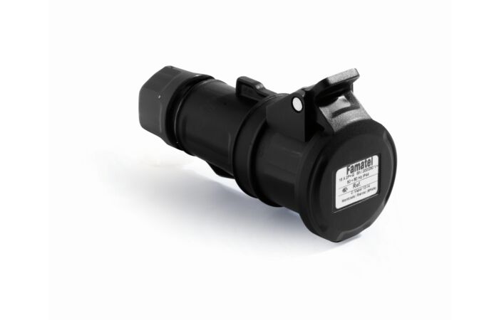 FAMATEL Spojka 23410 IP44/230V/16A/3P černá, pří