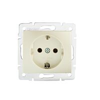 DOMO   Zásuvka samostatná Schuko se zásl