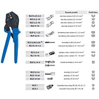 Kleště KLP 0,1-2,5 lisovací