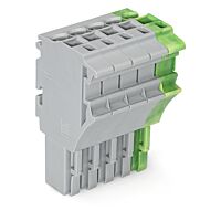 WAGO Svorka 2022-105/000-036 1vodičová pružinová Push-in CAGE CLAMP®, 4 mm², šedá/zelenožlutá