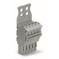 WAGO Svorka 2022-105/144-000 1vodičová pružinová Push-in CAGE CLAMP®, 4 mm², šedá