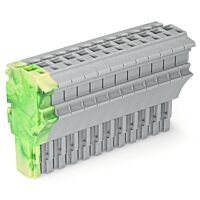 WAGO Svorka 2022-112/000-037 1vodičová pružinová Push-in CAGE CLAMP®, 4 mm², šedá/zelenožlutá