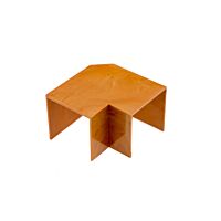 MALPRO Kryt 18x18 úhel plochý, imitace světlé dřevo