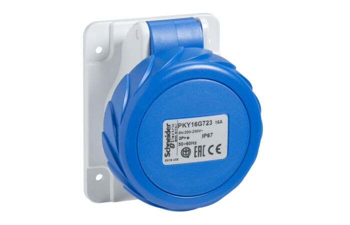 SCHNEIDER PKY16G723 Zásuvka vest. Fast connect rov