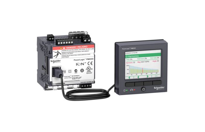 SCHNEIDER Analyzátor PM8244 s ext displejem pro mo