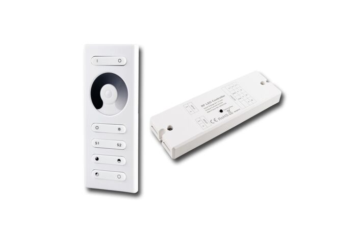 MCLED Ovladač RF 1 zóna řízení jasu dálkový s přijímačem