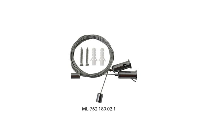 MCLED Sada k zavěšení profilu PN, délka 1,5m, 2xlanko s příslušenstvím