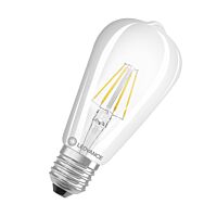 LEDVANCE Žárovka LED  LED EDISON40 4W 827  FILCL E27 P