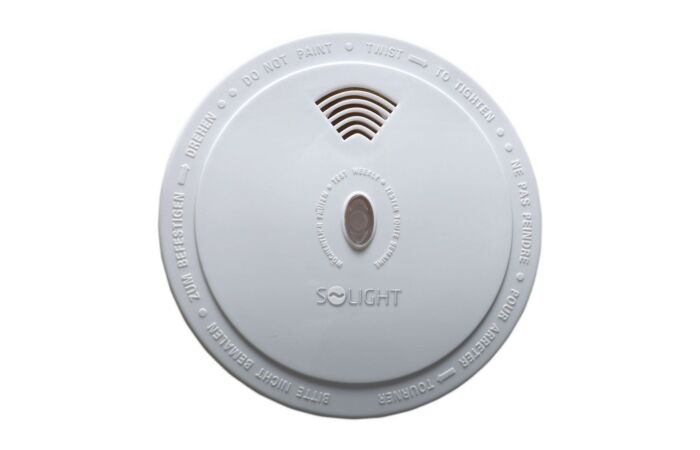 SOLIGHT Detektor 1D31 85dB spalin+CO bílý 9V