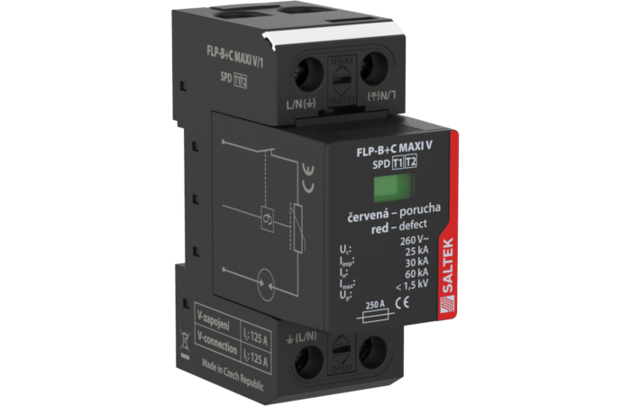 SALTEK Svodič I+II FLP-MAXI V/1 bleskových proudů, kombinovaný