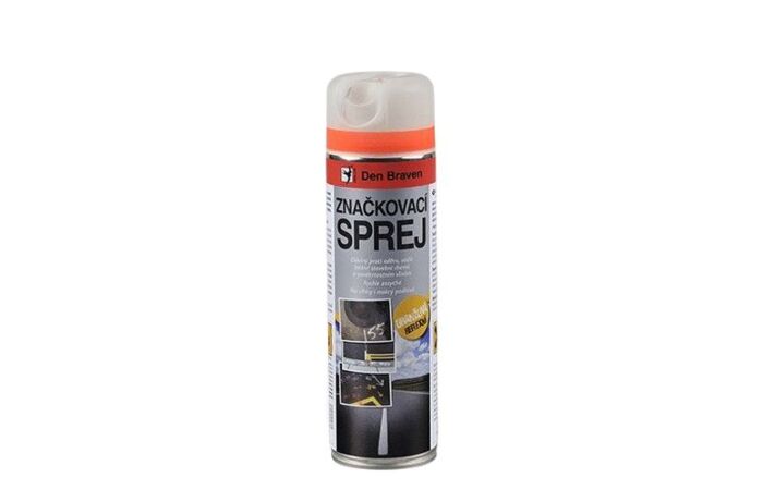 DEN BRAVEN Sprej TECTANE značkovací 500ml oranžová/reflexní