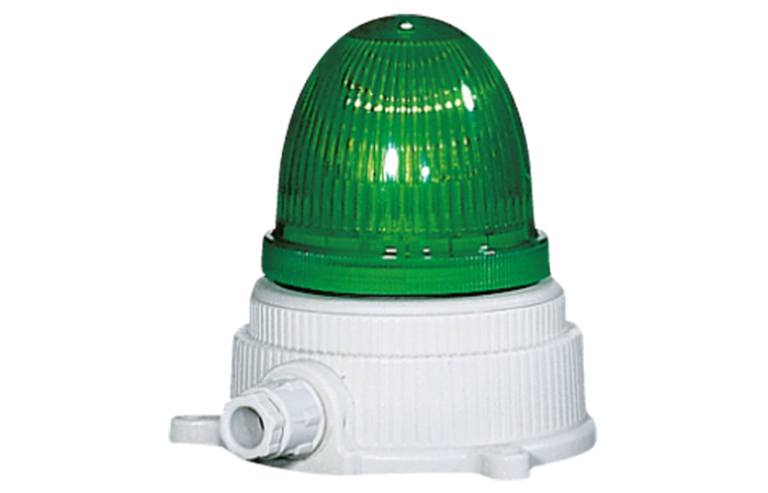 SIRENA Maják OVOLUX 12-240VAC/DC PG9 zelená