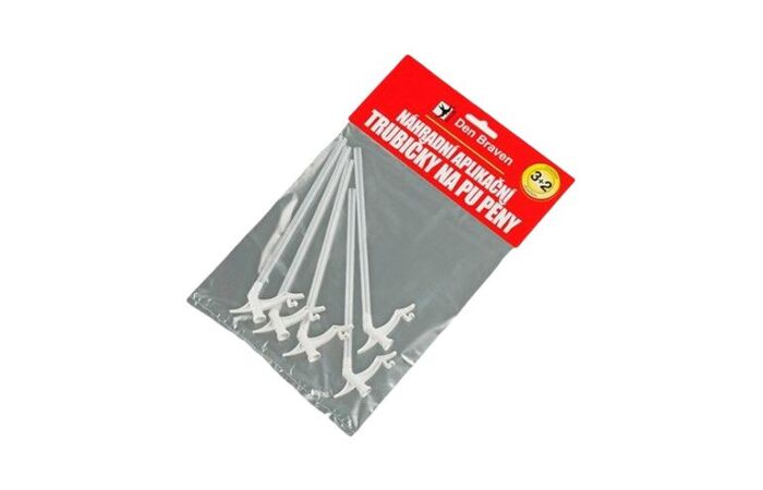 DEN BRAVEN Sada 3+2 náhradních aplikačních trubiček pro PU pěny