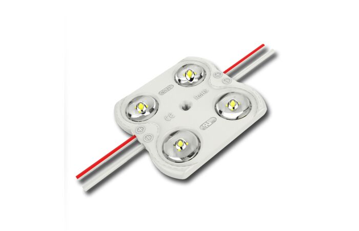 MCLED Modul LED 4xSMD2835, 1,6W, 12V, 133mA, 6550K, úhel 170°, IP65