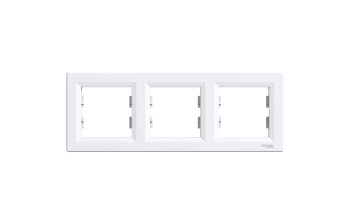 SCHNEIDER Rámeček Asfora troj. bílá