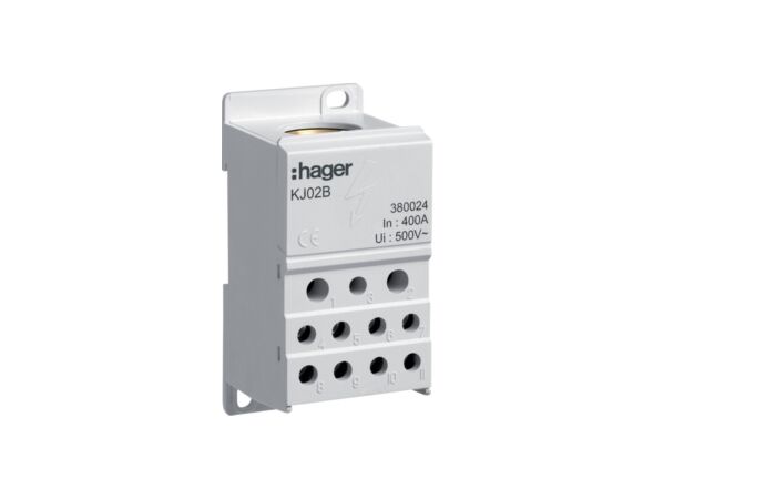 Blok HAGER KJ02B svorkovnicový