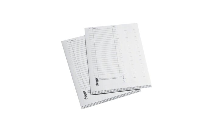 Samolepka HAGER VZ717 A4 pro voltu 10ks