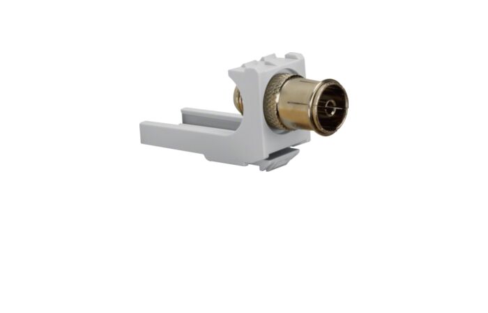 Modul HAGER VZ316FB KOAX IEC zásuvka