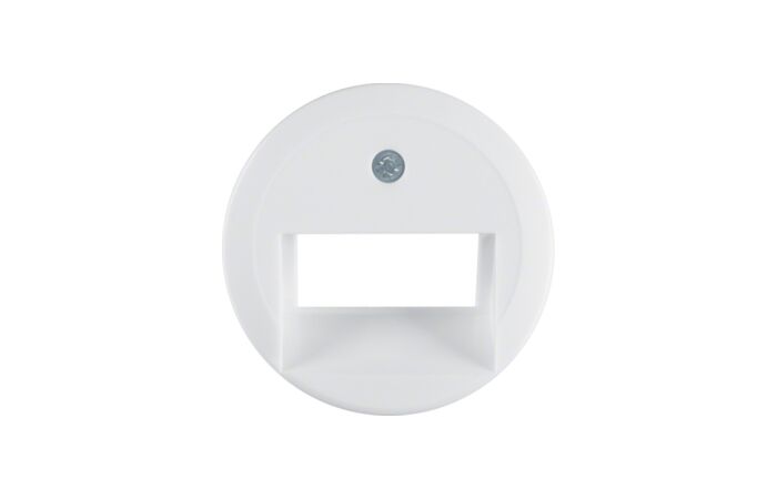 BERKER Kryt zásuvky  2xRJ45 bílá lesk