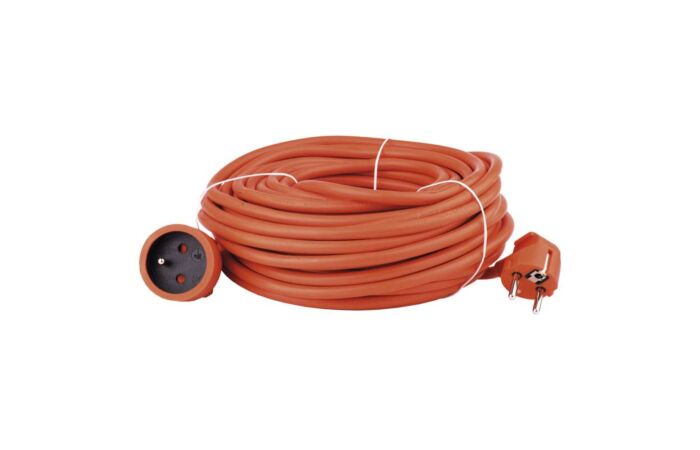 EMOS Přívod prodlužovací 20m 1zásuvka-spojka 250V/16A plast IP20 oranžová (H05VVF3G 3x1,5)