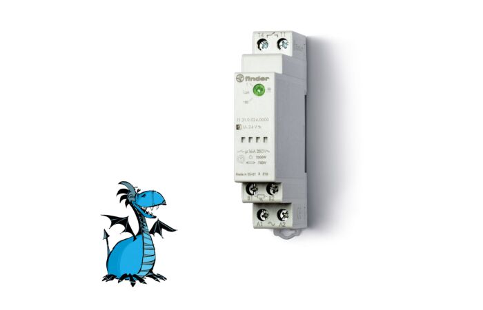 FINDER Soumrakový spínač 11.31.0.024.0000, 1P/16A, 24V AC/DC