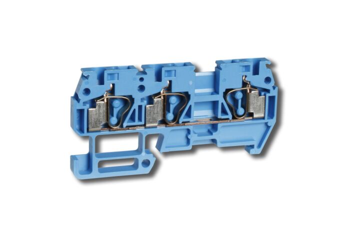 Svorka EURO Q2,5/1+2 tm.modrá bezšroub.