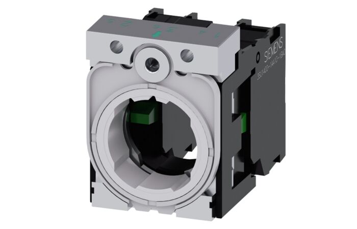 SIEMENS Držák pro 3 moduly, kov, 1 NO, 1 NO