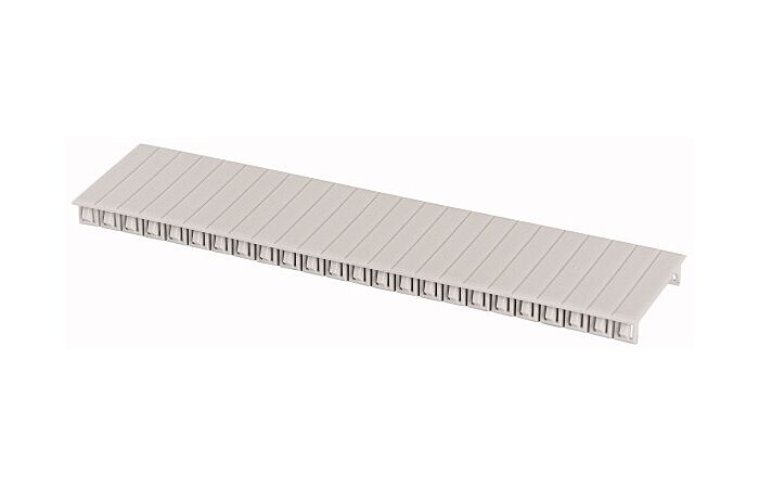 EATON Záslepka BS 12TE lámatelná pro výřezy 45mm, 12 modulů TE, šedá