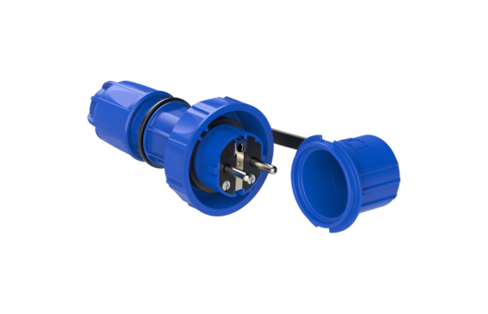 Vidlice 16A/230V 3-pól. IP68