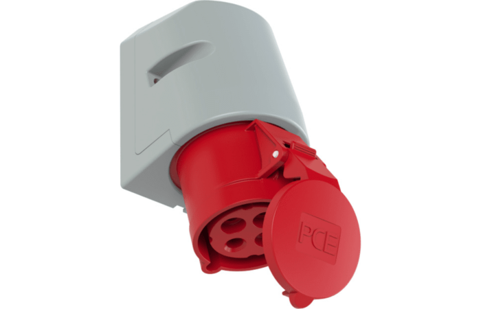 PCE Zásuvka 32A/400V 4-pólová TURBO TWIST IP44