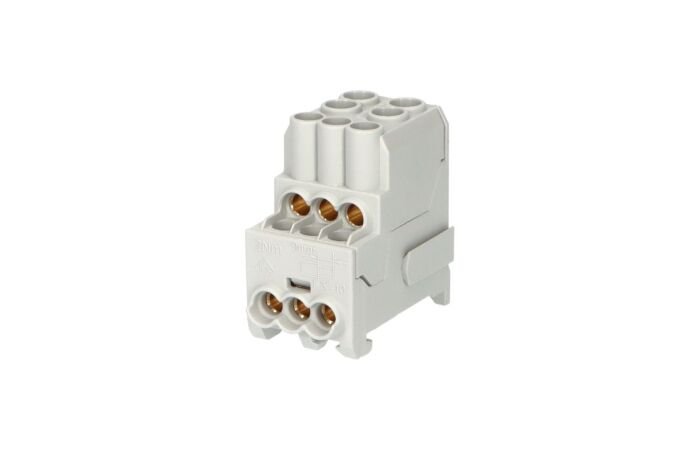 HORA ETEC Blok UVB 100A L rozdělovací 2x25/6x10, IP20, šedá