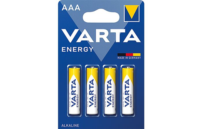 VARTA Baterie mikrotužková ALKALINE Energy R3 1,5V AAA blistr 4ks