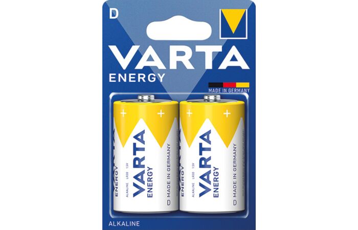 VARTA Baterie velký mono ALKALINE Energy LR20 1,5V blistr 2ks