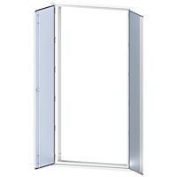 OEZ Rozvodnicová skříň pro zapuštěnou montáž dvoukřídlové dveře, neprůhledné,  2073 x 1078 x 157, řady 13, rozteč 150 mm, počet modulů  45, krytí IP54,  ocel-plech, typ RZE-Z-2010015-EI30S