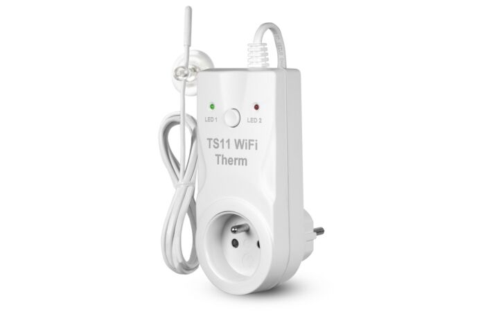 ELEKTROBOCK Zásuvka TS11 WiFi Therm s čidlem