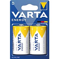 VARTA Baterie velký mono ALKALINE Energy LR20 1,5V blistr 2ks