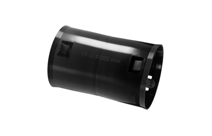 KOPOS Spojka 02090_FA Ø 90 pro chráničky Kopoflex a Kopodur násuvná IP40 černá