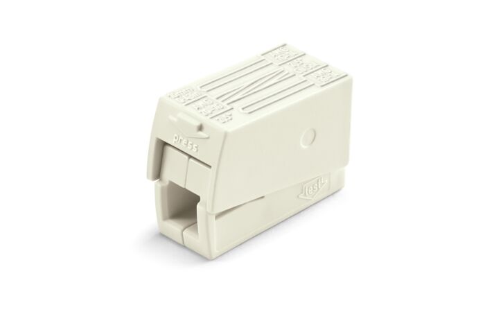 WAGO Svorka 224-112 lustrová, 2vodičová, max. 2,50 mm²,  bílá