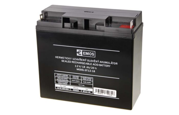 EMOS Akumulátor GT12-18 12V/18Ah